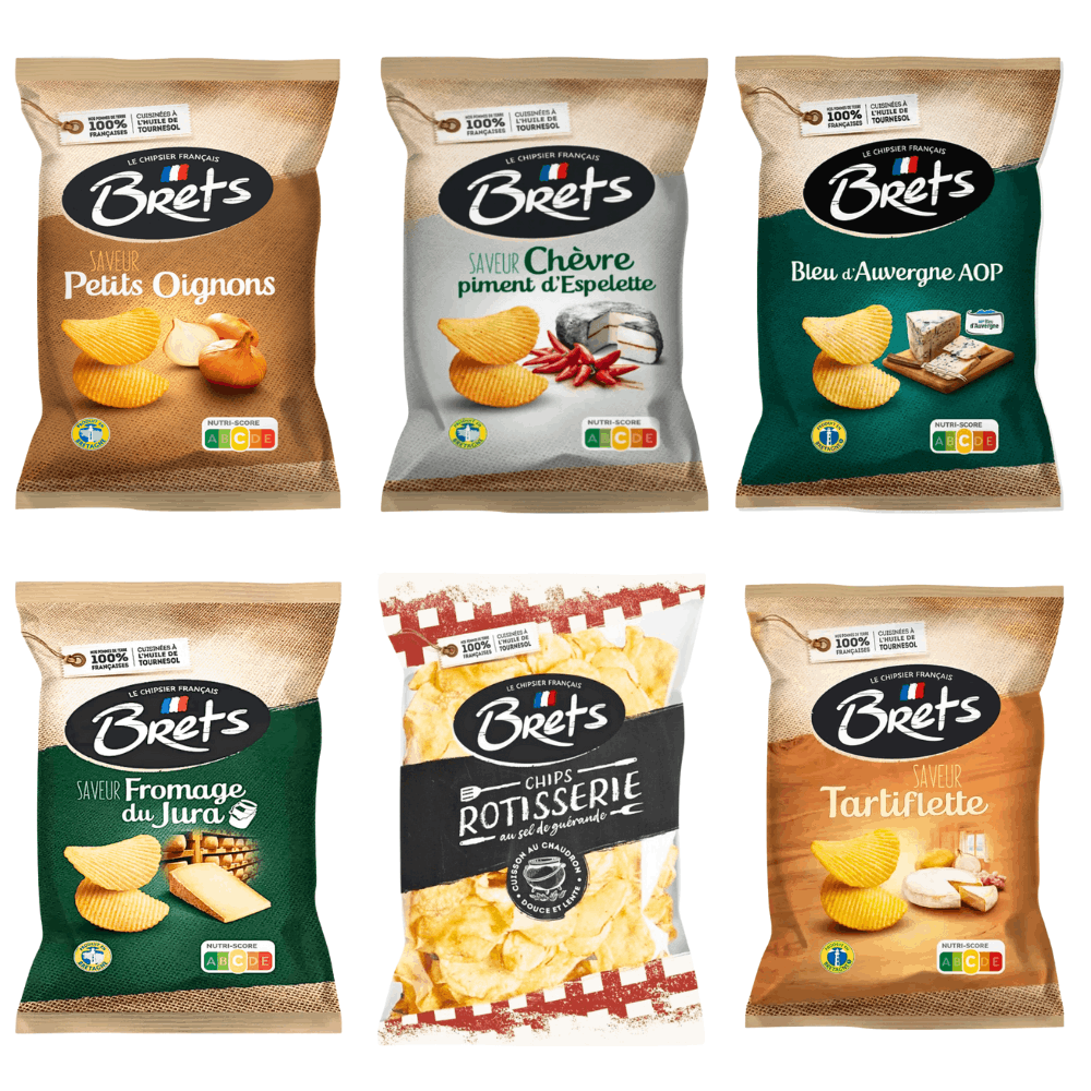 Brets Mixed Crisps Bundle x 6