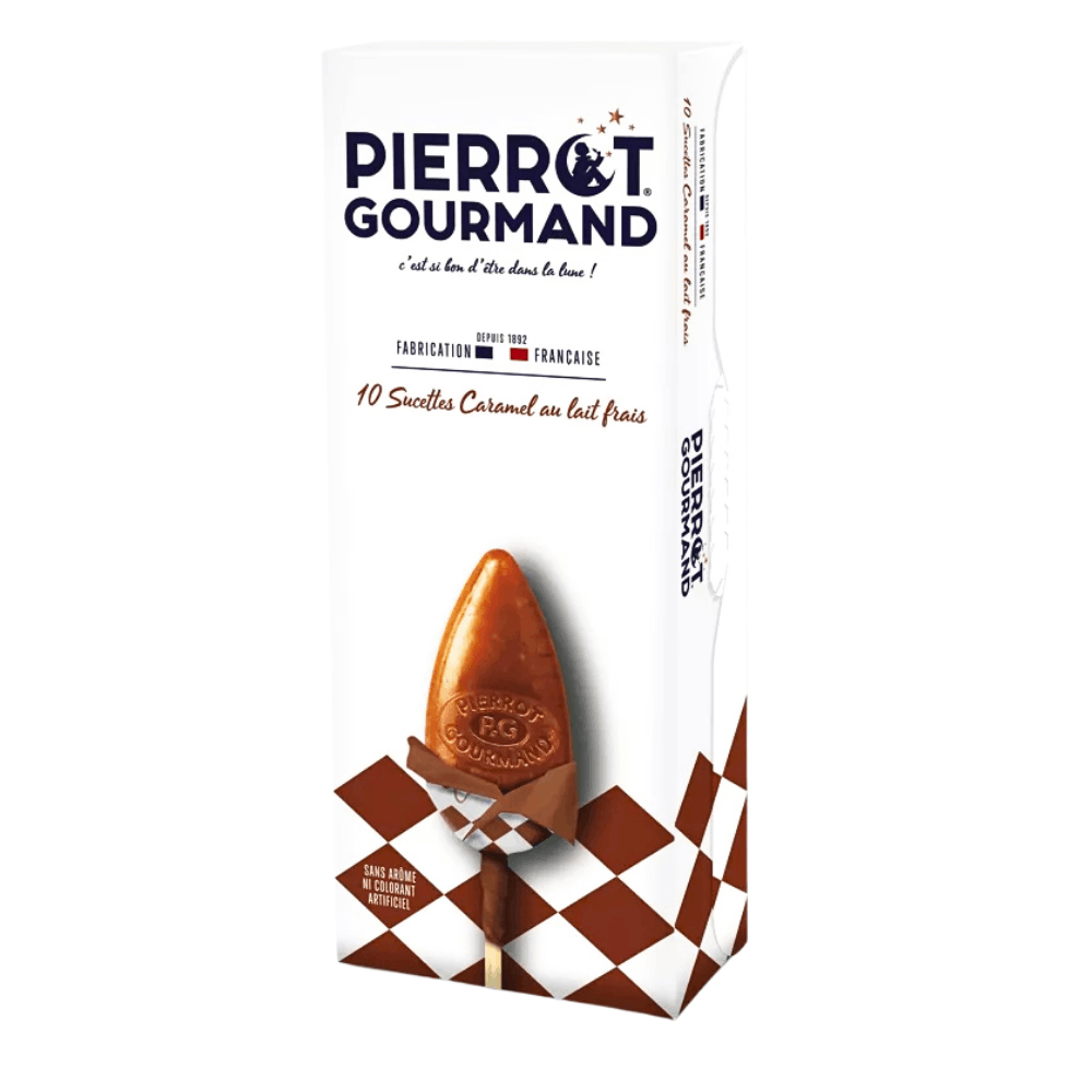 Pierrot Gourmand Caramel Lollipops x 10