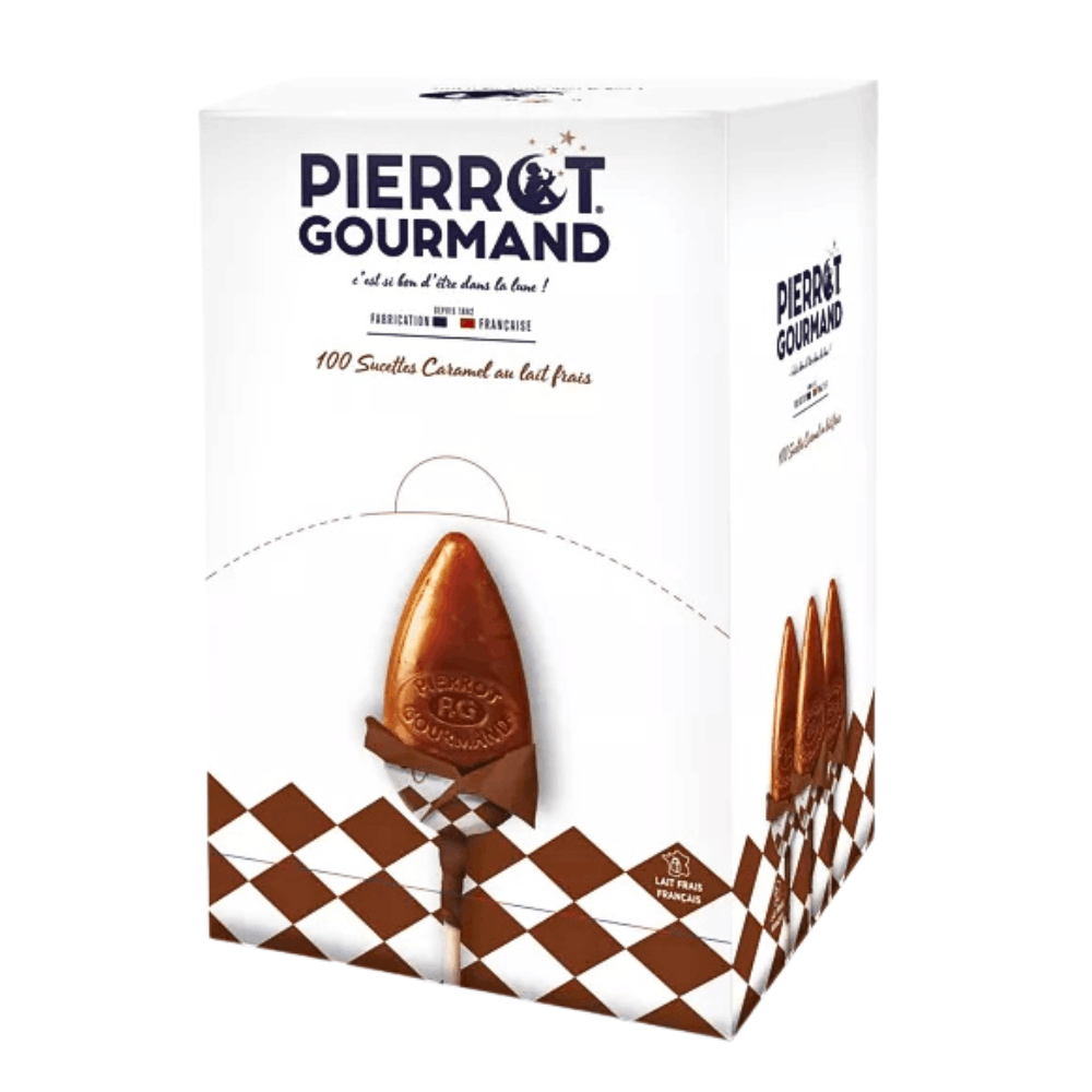 Pierrot Gourmand Caramel Lollipops x 100