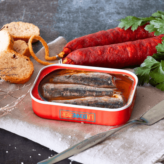 Ferrigno Sardines Camarguaise with Chorizo 115g