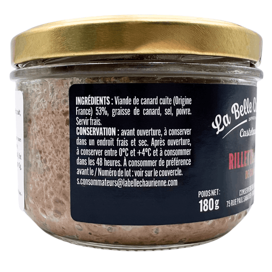 La Belle Chaurienne Duck Rillettes 180g