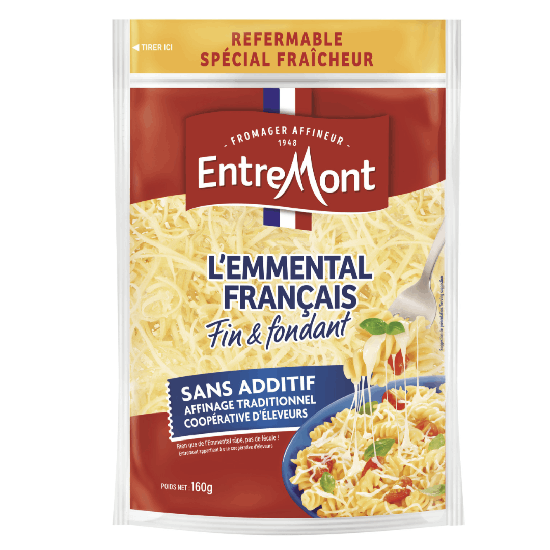 Grated Emmental Entremont 160g