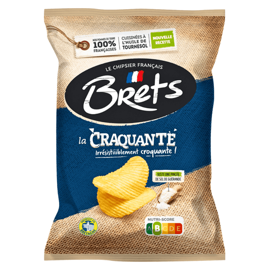 Brets Guerande Salted Crisps 125g x 10