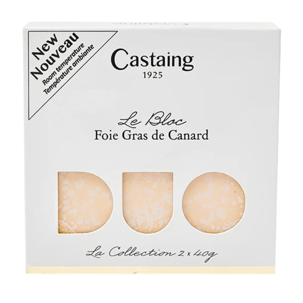 Castaing Duck Foie Gras Slices 40g x 2