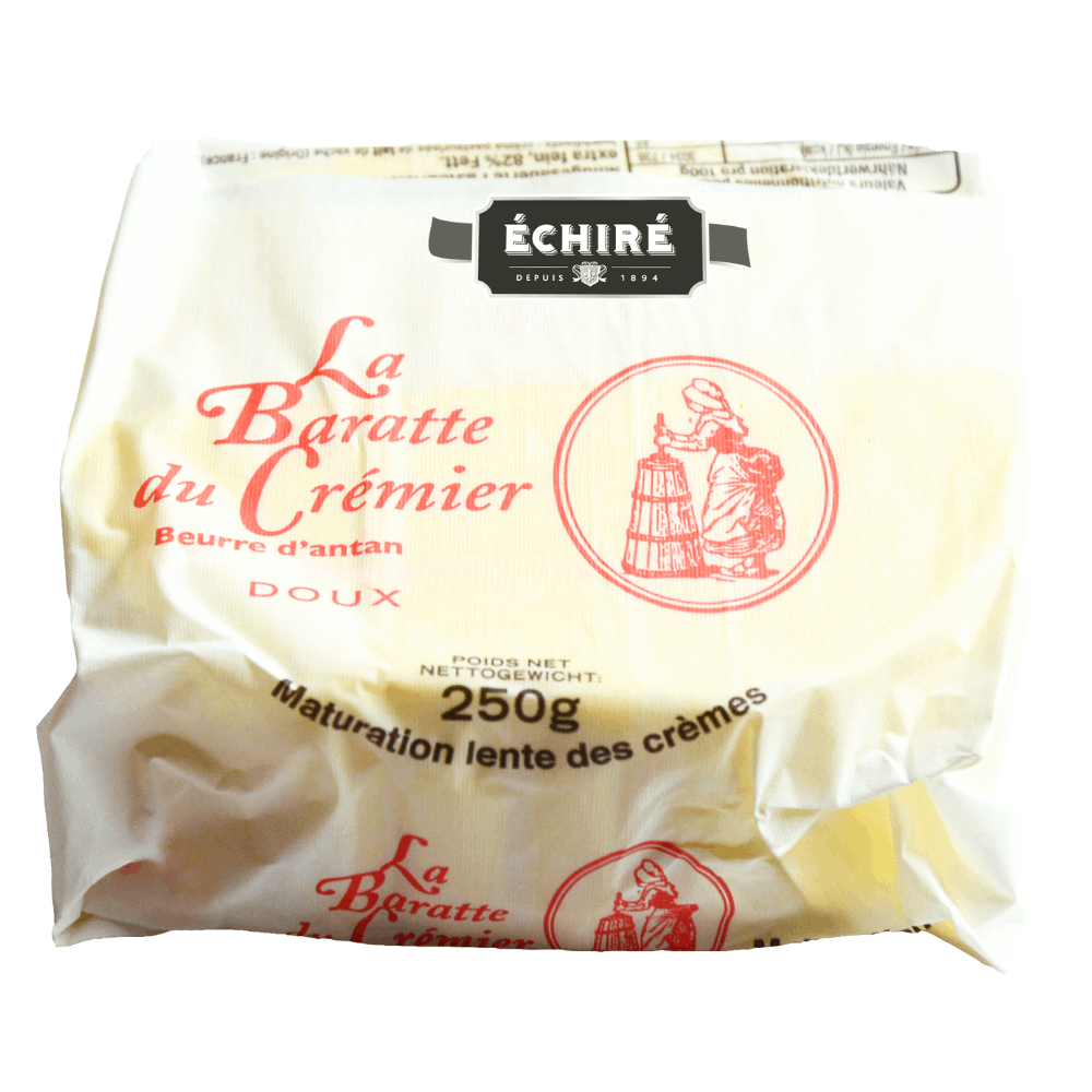 Echire Baratte Churned Unsalted Butter 250g