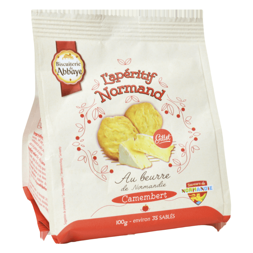 Biscuiterie De L’Abbaye Camembert Savoury Biscuits 100g