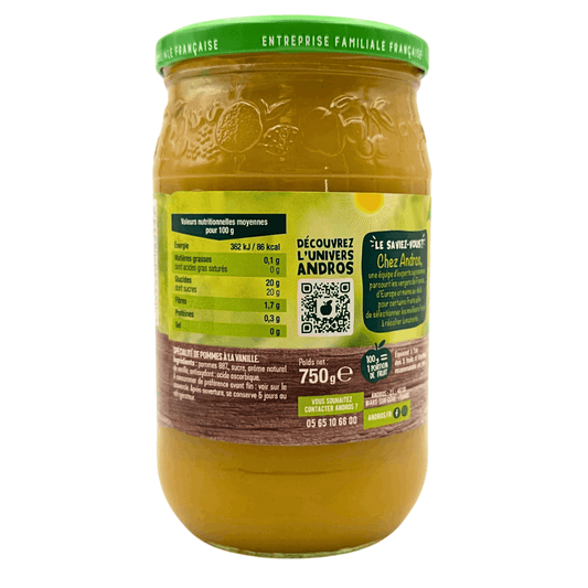 Andros Apple and Vanilla Compote 750g