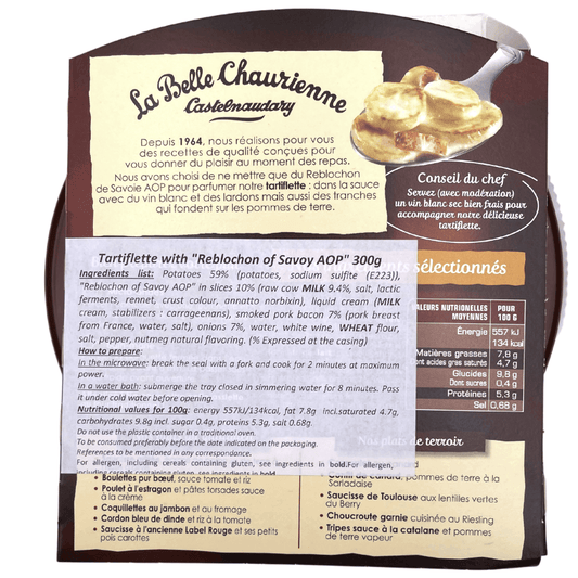 La Belle Chaurienne Tartiflette with Reblochon 300g