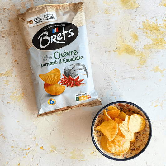 Brets Goat’s Cheese and Espelette Chilli Crisps 125g