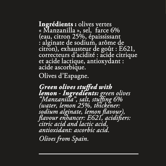 Ederki Green Olives Stuffed with Lemon 300g