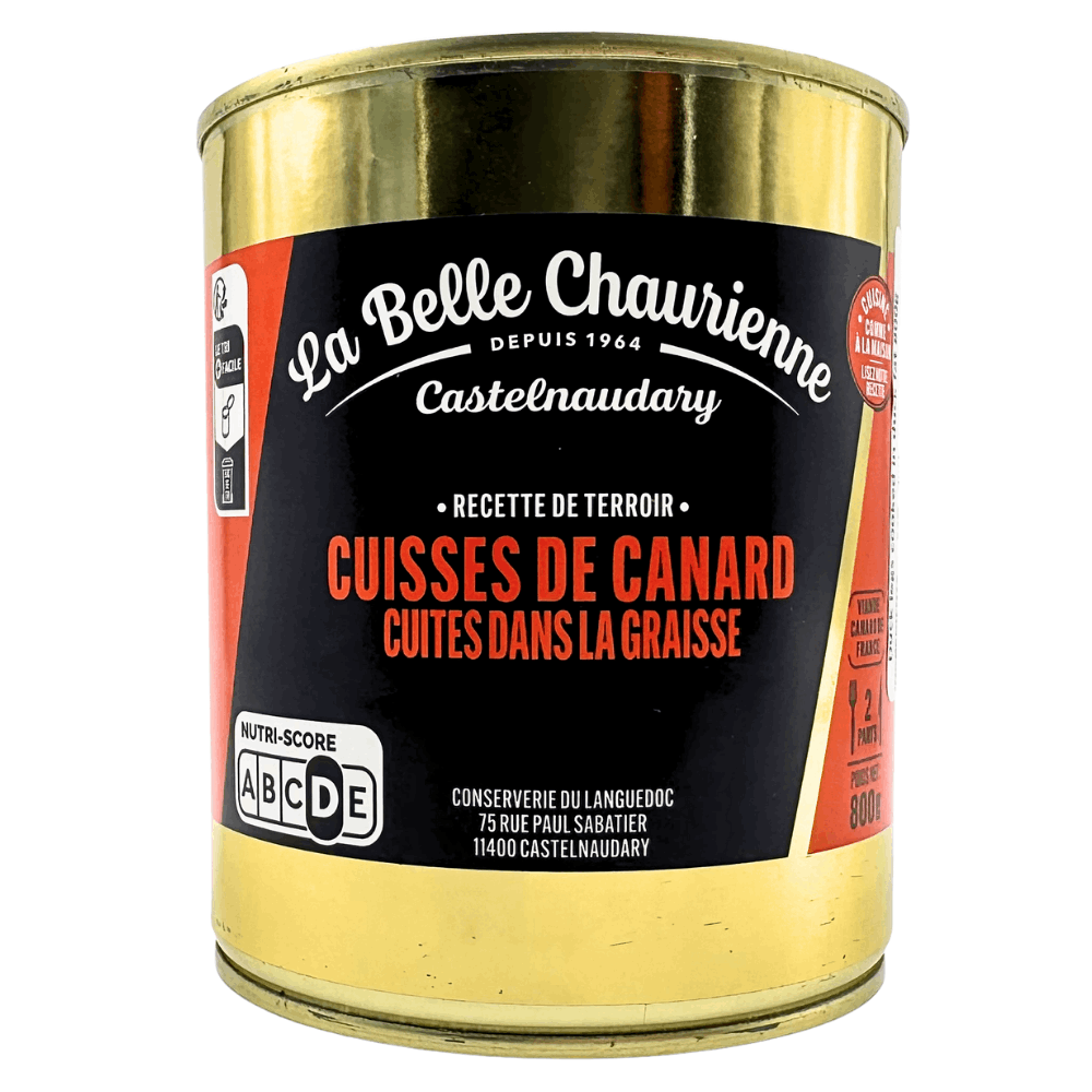 La Belle Chaurienne Non Force Fed Confit Duck Legs 800g