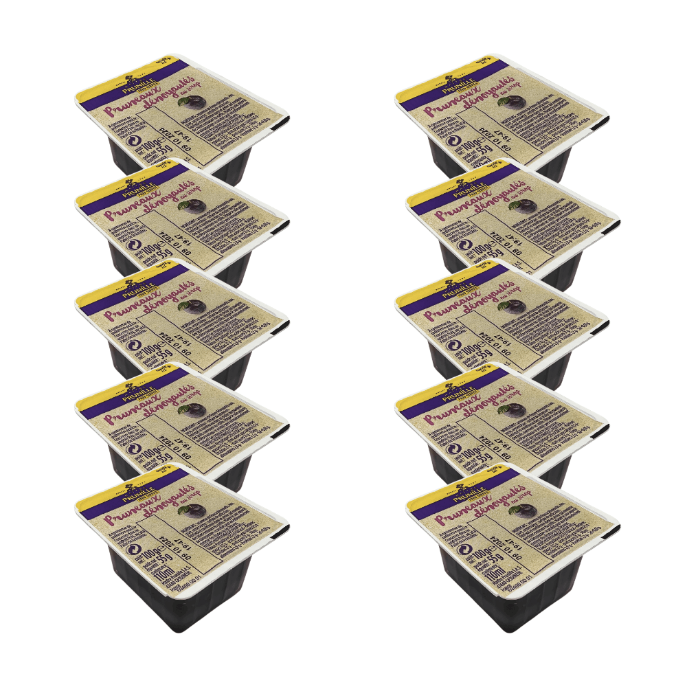 Maitre Prunille Pitted Prunes in Syrup 100ml x 10 cups