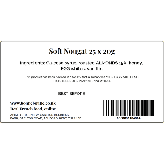 Soft Almond Nougat 20g x 25