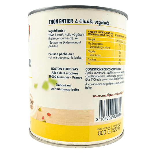 Tuna Steak in Sunflower Oil 800g