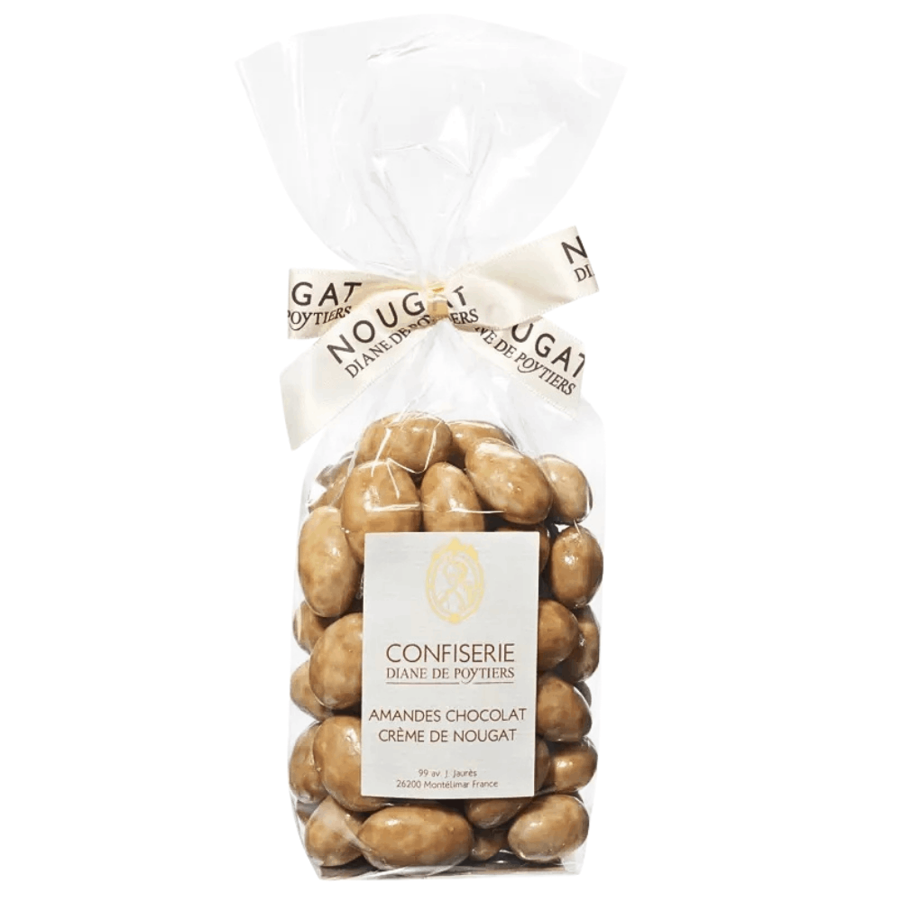 Diane de Poytiers Chocolate & Nougat Cream Almonds 180g