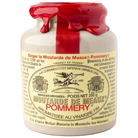 Pommery Mustard Trio with Wholegrain, Honey and Green Peppercorn Mustard 250g x 3