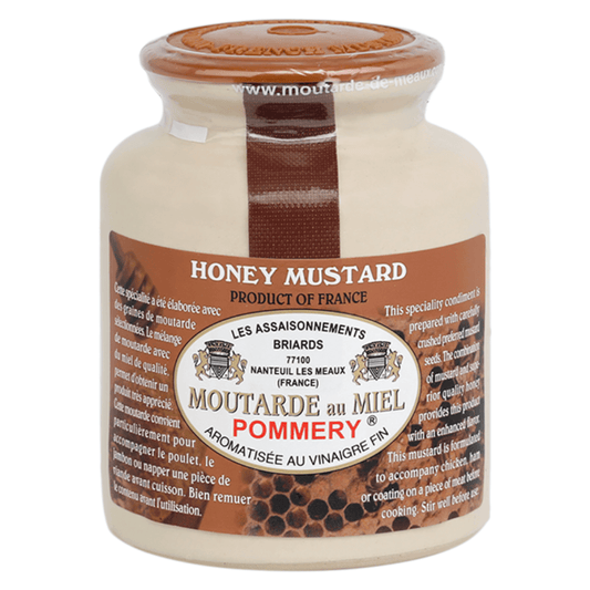 Pommery Wholegrain Honey Mustard with Cork and Spoon 250g