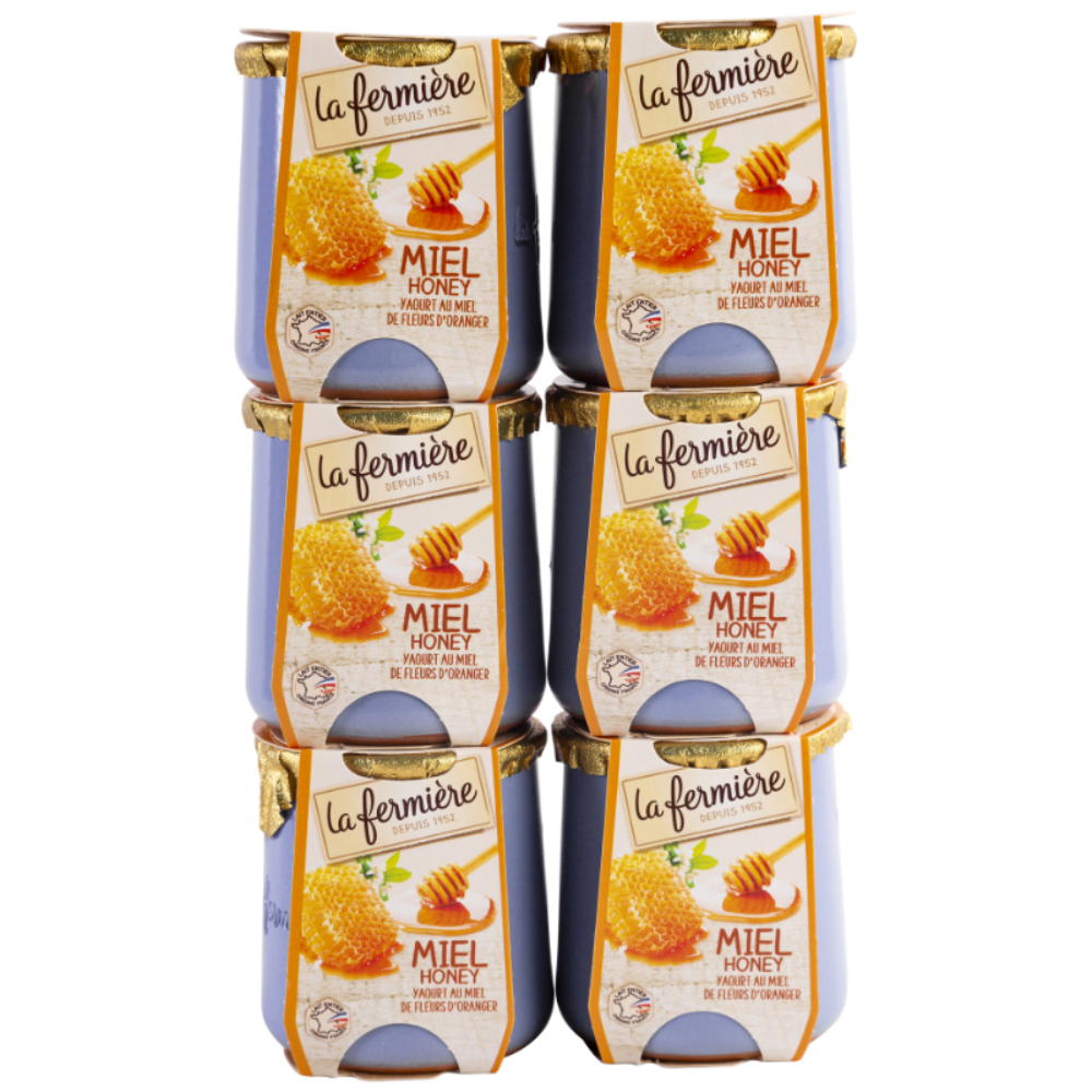La Fermiere Honey Yogurt 140g x 6