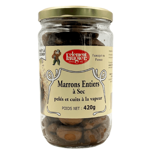Clement Faugier Whole Peeled and Cooked Chestnut 420g Jar
