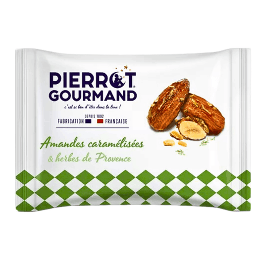 Pierrot Gourmand Caramelised Almonds with Provence Herbs 45g x 12
