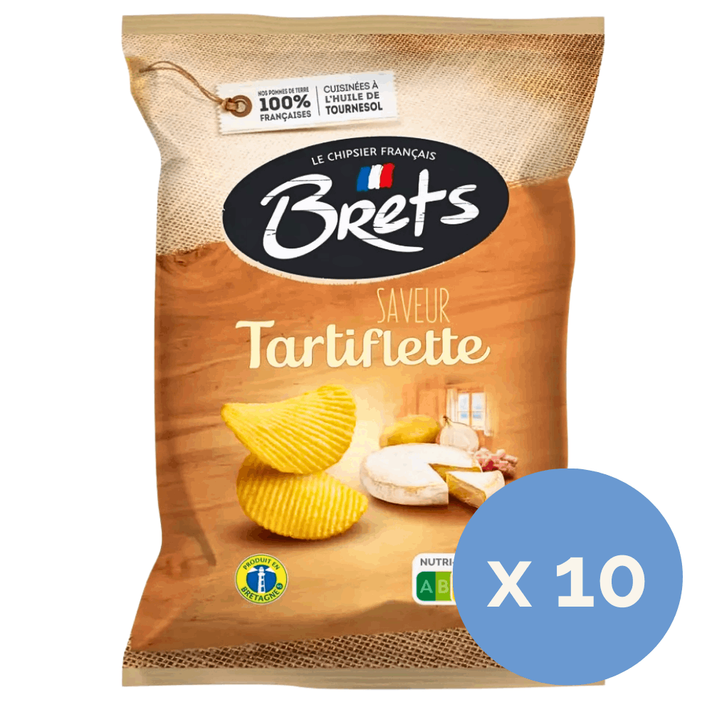 Brets Tartiflette Crisps 125g x 10