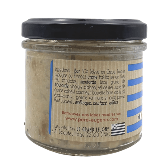 Le Pere Eugene Sea Bass with Yuzu Rillettes 90g