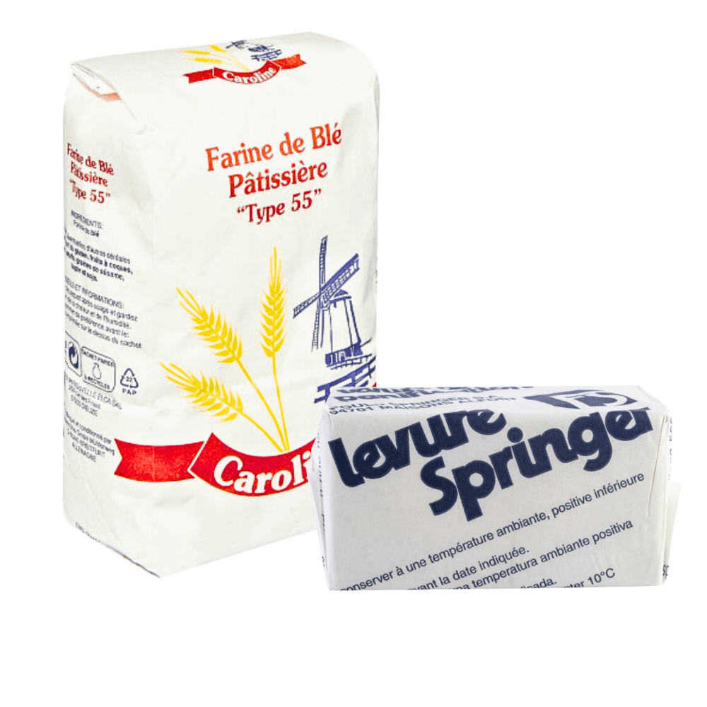 T55 Bread Flour 1kg and Fresh Yeast 500g