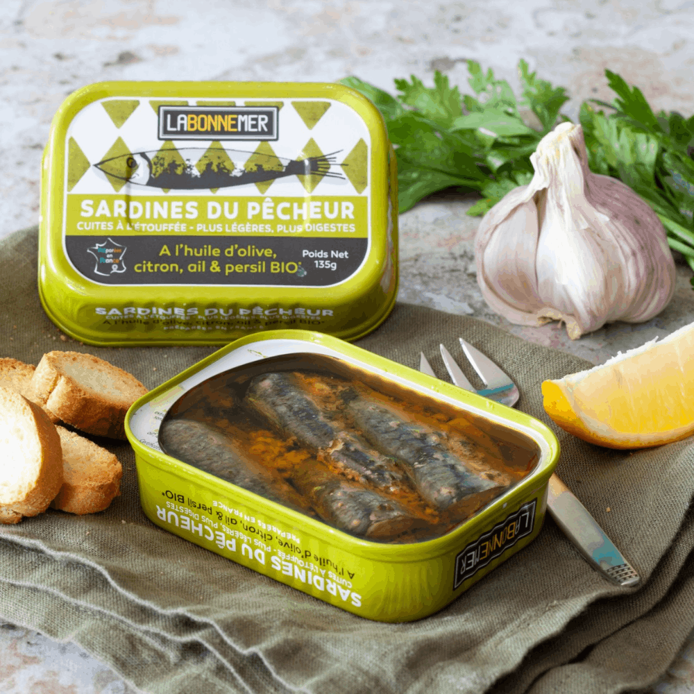 Ferrigno Sardines With Olive Oil, Garlic and Lemon 135g