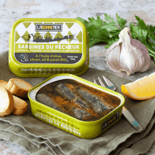 Ferrigno Sardines With Olive Oil, Garlic and Lemon 135g