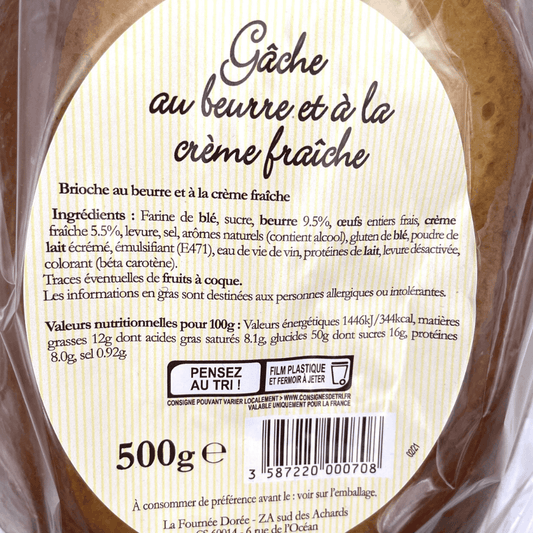 Gache 500g