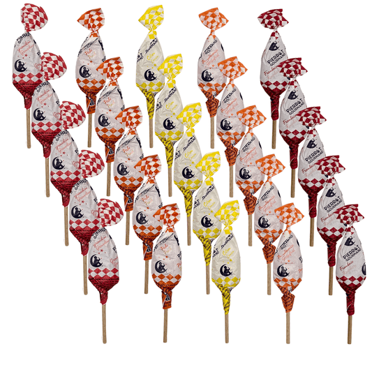 Pierrot Gourmand Fruits Lollipops x 25
