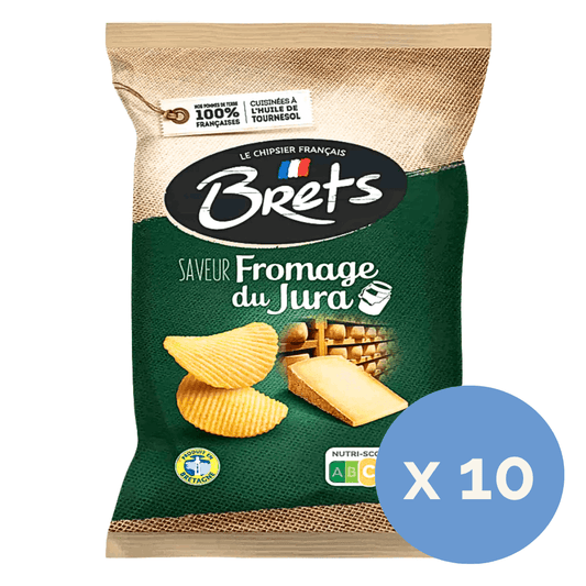 Brets Jura Cheese Crisps 125g x 10