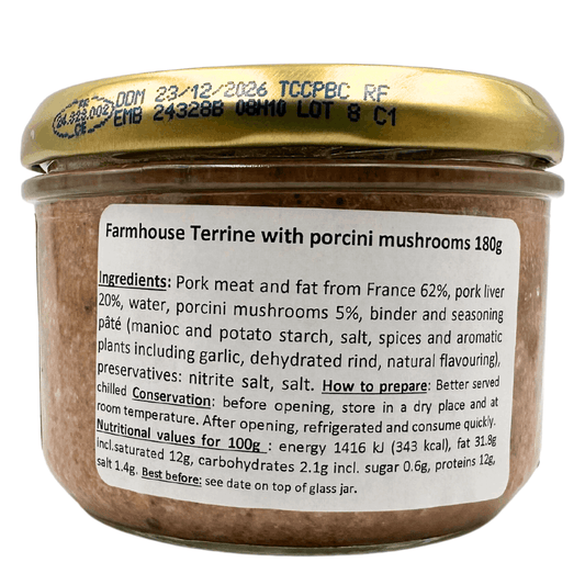 La Belle Chaurienne Farmhouse Terrine with Ceps 180g