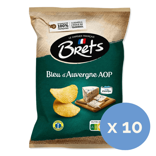 Brets Bleu d’Auvergne Crisps 125g x 10