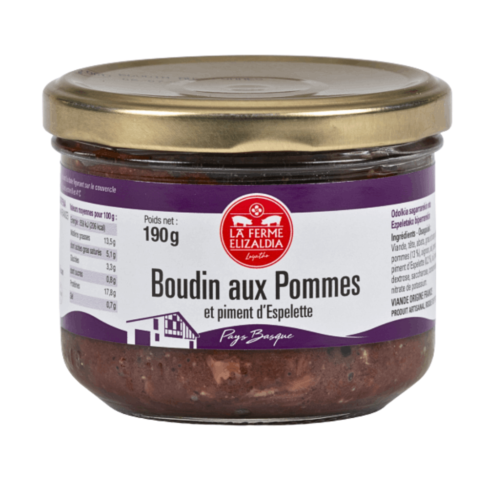 Elizaldia Black Pudding with Apple 190g