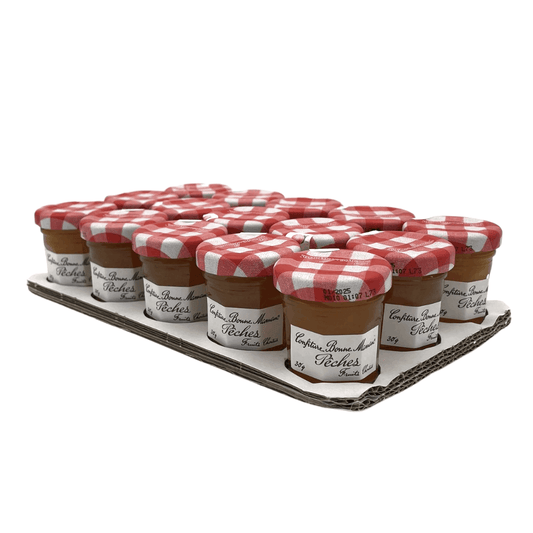 Bonne Maman Peach Mini Jam 30g x 15
