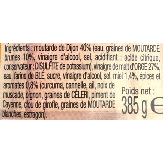 Amora Savora Mustard 385g