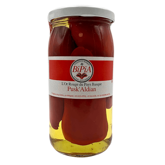 BiPiA Espelette Chilli Peppers in Vinegar 125g BEST BEFORE 30/09/28