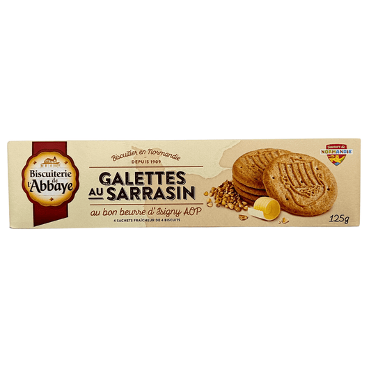 Biscuiterie de l’Abbaye Buckwheat Galettes 125g