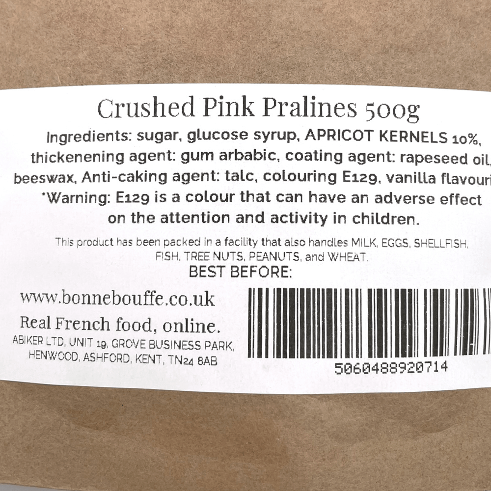 Crushed Pink Pralines 500g
