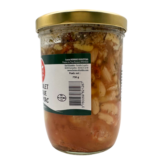 Elizaldia Pork Cassoulet with Espelette Chilli Pepper 750g