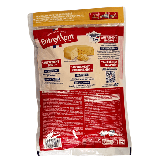 Grated Emmental Entremont 160g