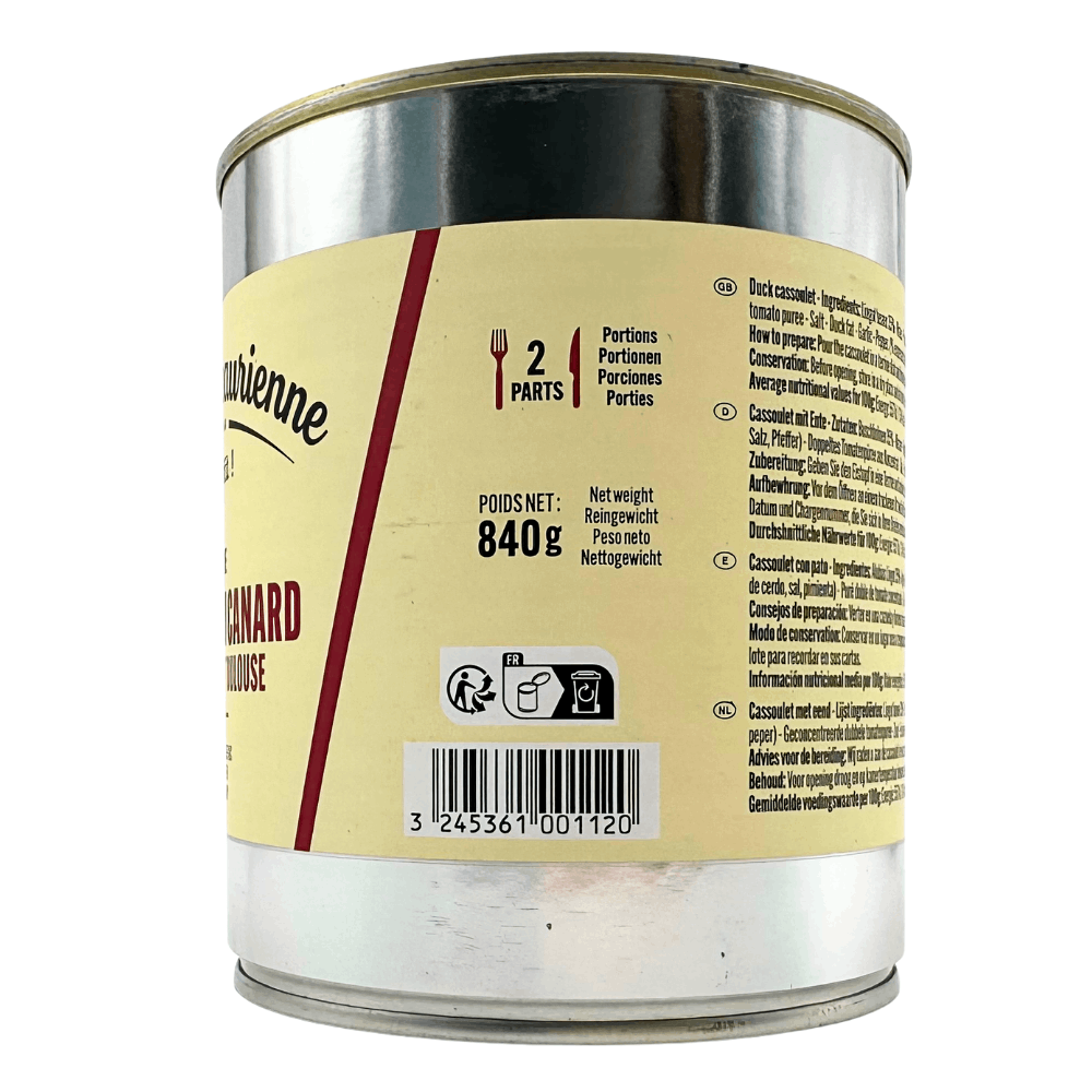 La Belle Chaurienne Duck Cassoulet 840g