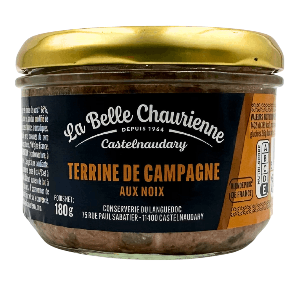 La Belle Chaurienne Farmhouse Terrine with Walnuts 180g