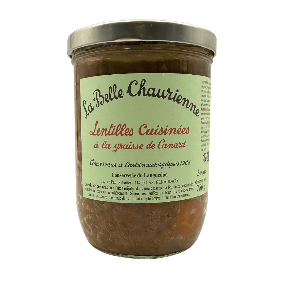 La Belle Chaurienne Lentils Cooked in Duck Fat  780g