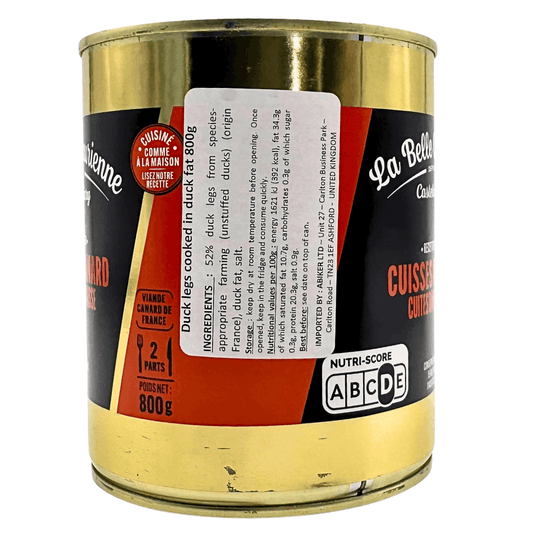 La Belle Chaurienne Non Force Fed Confit Duck Legs 800g