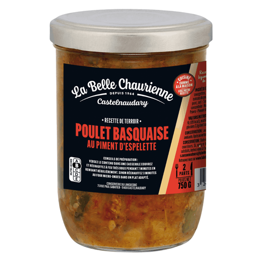 La Belle Chaurienne Poulet Basquaise 750g