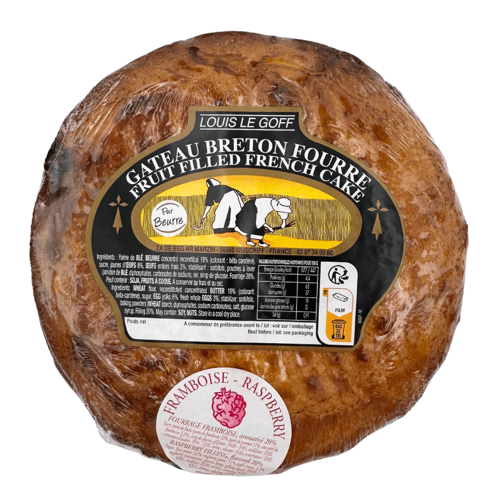 Louis Le Goff Gateau Breton with Raspberry 350g