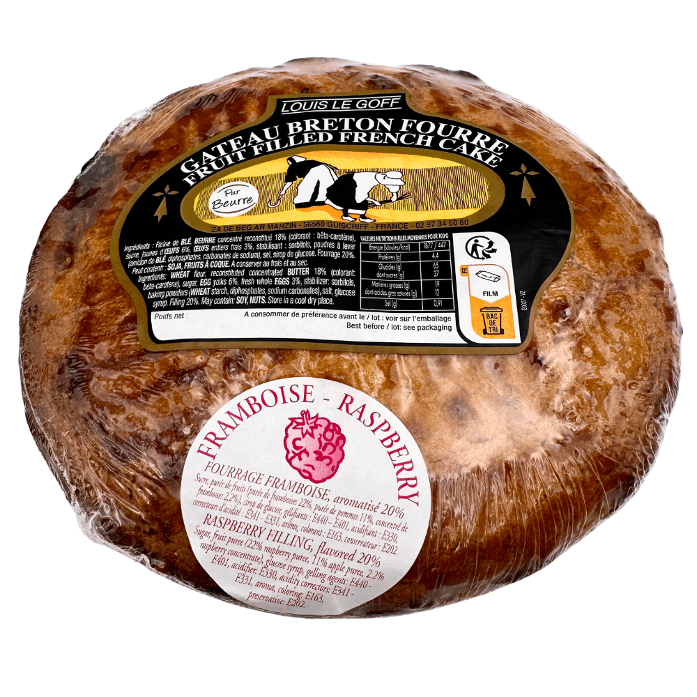 Louis Le Goff Gateau Breton with Raspberry 350g