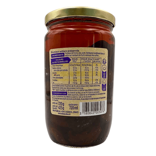 Maitre Prunille Whole Prunes in Syrup 720g